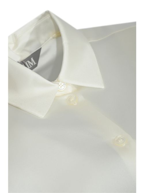 Camicia Verve in raso di seta Bianco MM Max Mara | 2526116067600005